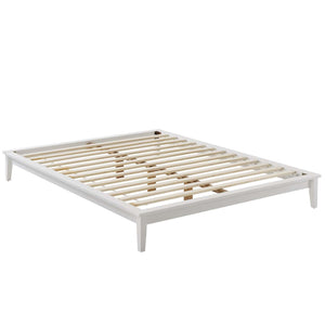 ModwayModway Lodge Full Wood Platform Bed Frame MOD-6054 MOD-6054-WHI- BetterPatio.com