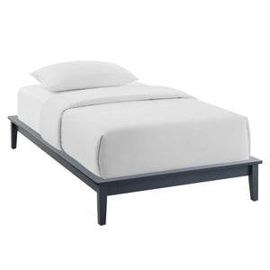 ModwayModway Lodge Twin Wood Platform Bed Frame MOD-6053 MOD-6053-GRY- BetterPatio.com