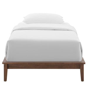 ModwayModway Lodge Twin Wood Platform Bed Frame MOD-6053 MOD-6053-WAL- BetterPatio.com