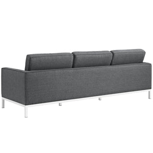 ModwayModway Loft 3 Piece Upholstered Fabric Sofa and Armchair Set EEI-2439 EEI-2439-DOR-SET- BetterPatio.com