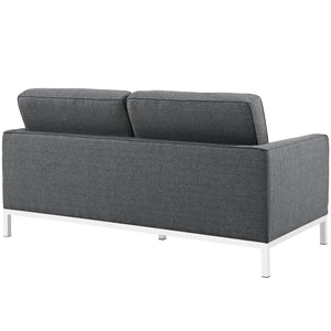 ModwayModway Loft 3 Piece Upholstered Fabric Sofa Loveseat and Armchair Set EEI-2441 EEI-2441-DOR-SET- BetterPatio.com