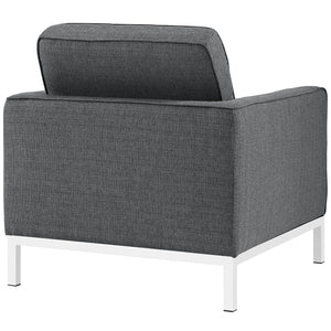 ModwayModway Loft Armchairs Upholstered Fabric Set of 2 EEI-2440 EEI-2440-DOR-SET- BetterPatio.com