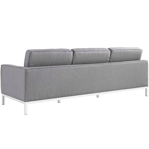 ModwayModway Loft Upholstered Fabric Sofa EEI-2052 EEI-2052-LGR- BetterPatio.com