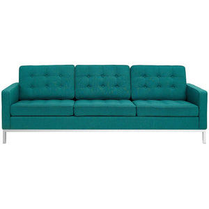 ModwayModway Loft Upholstered Fabric Sofa EEI-2052 EEI-2052-TEA- BetterPatio.com