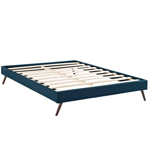 ModwayModway Loryn King Fabric Bed Frame with Round Splayed Legs MOD-5893 MOD-5893-AZU- BetterPatio.com