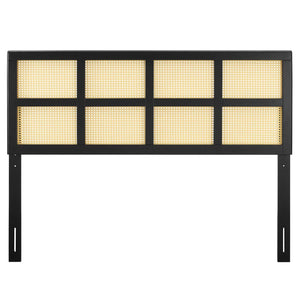 ModwayModway Luana Cane Full Headboard MOD-6197 MOD-6197-BLK- BetterPatio.com