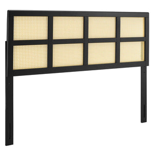 ModwayModway Luana Cane Full Headboard MOD-6197 MOD-6197-BLK- BetterPatio.com