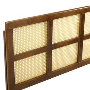 ModwayModway Luana Cane Queen Headboard MOD-6198 MOD-6198-WAL- BetterPatio.com