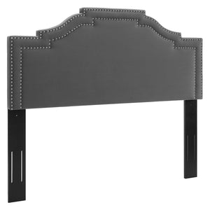 ModwayModway Lucia Twin Performance Velvet Headboard MOD-6311 MOD-6311-CHA- BetterPatio.com