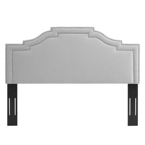 ModwayModway Lucia Twin Performance Velvet Headboard MOD-6311 MOD-6311-LGR- BetterPatio.com