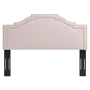 ModwayModway Lucia Twin Performance Velvet Headboard MOD-6311 MOD-6311-PNK- BetterPatio.com