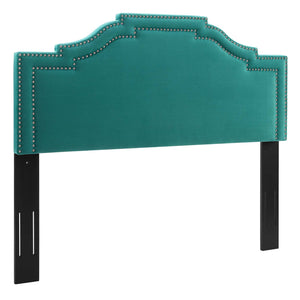 ModwayModway Lucia Twin Performance Velvet Headboard MOD-6311 MOD-6311-TEA- BetterPatio.com