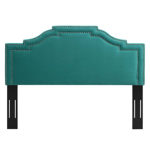 ModwayModway Lucia Twin Performance Velvet Headboard MOD-6311 MOD-6311-TEA- BetterPatio.com