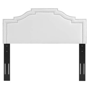 ModwayModway Lucia Twin Performance Velvet Headboard MOD-6311 MOD-6311-WHI- BetterPatio.com