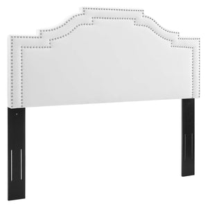 ModwayModway Lucia Twin Performance Velvet Headboard MOD-6311 MOD-6311-WHI- BetterPatio.com