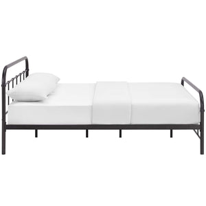 ModwayModway Maisie Queen Stainless Steel Bed Frame MOD-5533 MOD-5533-BRN-SET- BetterPatio.com