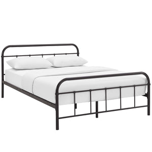 ModwayModway Maisie Queen Stainless Steel Bed Frame MOD-5533 MOD-5533-BRN-SET- BetterPatio.com