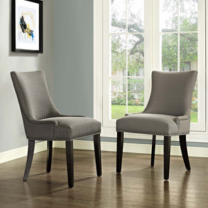 ModwayModway mar Dining Side Chair Fabric Set of 2 EEI-2746 EEI-2746-GRA-SET- BetterPatio.com