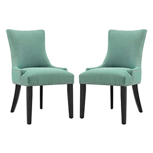 ModwayModway mar Dining Side Chair Fabric Set of 2 EEI-2746 EEI-2746-LAG-SET- BetterPatio.com