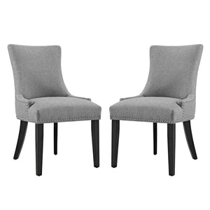 ModwayModway mar Dining Side Chair Fabric Set of 2 EEI-2746 EEI-2746-LGR-SET- BetterPatio.com