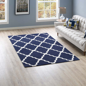 ModwayModway Marja Moroccan Trellis 5x8 Area Rug R-1003-58 R-1003A-58- BetterPatio.com