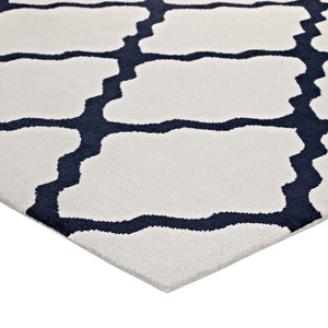 ModwayModway Marja Moroccan Trellis 5x8 Area Rug R-1003-58 R-1003B-58- BetterPatio.com