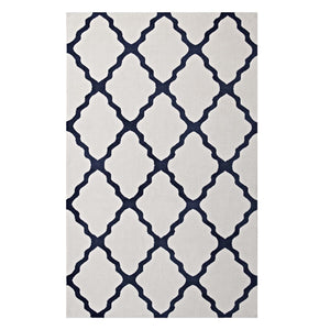 ModwayModway Marja Moroccan Trellis 5x8 Area Rug R-1003-58 R-1003B-58- BetterPatio.com