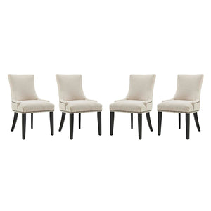 ModwayModway Marquis Dining Chair Fabric Set of 4 EEI-3497 EEI-3497-BEI- BetterPatio.com