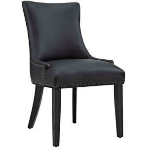 ModwayModway Marquis Dining Chair Faux Leather Set of 2 EEI-3498 EEI-3498-BLK- BetterPatio.com