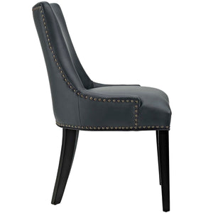 ModwayModway Marquis Dining Chair Faux Leather Set of 2 EEI-3498 EEI-3498-BLK- BetterPatio.com