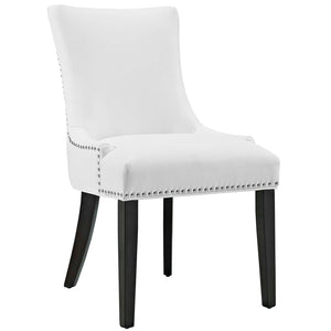 ModwayModway Marquis Dining Chair Faux Leather Set of 2 EEI-3498 EEI-3498-WHI- BetterPatio.com