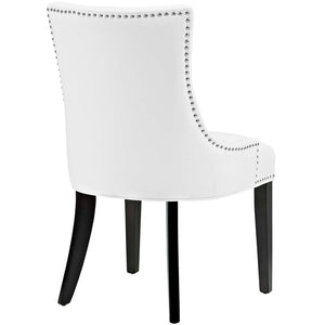 ModwayModway Marquis Faux Leather Dining Chair EEI-2228 EEI-2228-WHI- BetterPatio.com