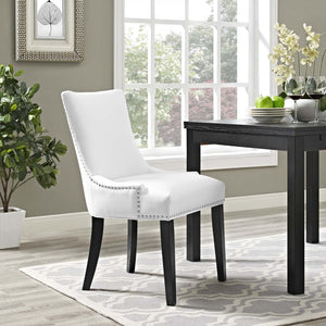 ModwayModway Marquis Faux Leather Dining Chair EEI-2228 EEI-2228-WHI- BetterPatio.com