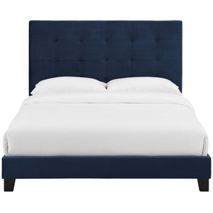 ModwayModway Melanie Queen Tufted Button Upholstered Performance Velvet Platform Bed MOD-5822 MOD-5822-MID- BetterPatio.com