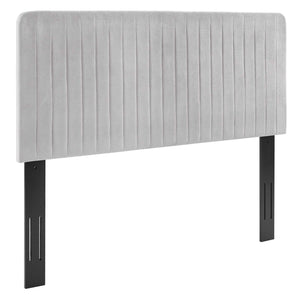 ModwayModway Milenna Channel Tufted Performance Velvet Full/Queen Headboard MOD-6339 MOD-6339-LGR- BetterPatio.com