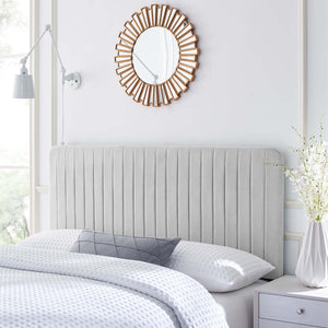 ModwayModway Milenna Channel Tufted Performance Velvet Full/Queen Headboard MOD-6339 MOD-6339-LGR- BetterPatio.com