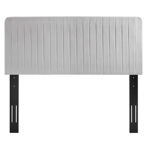 ModwayModway Milenna Channel Tufted Performance Velvet Full/Queen Headboard MOD-6339 MOD-6339-LGR- BetterPatio.com