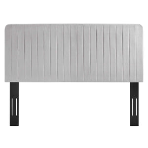 ModwayModway Milenna Channel Tufted Performance Velvet Full/Queen Headboard MOD-6339 MOD-6339-LGR- BetterPatio.com