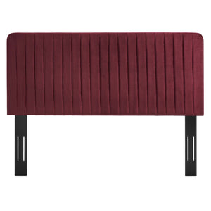 ModwayModway Milenna Channel Tufted Performance Velvet Full/Queen Headboard MOD-6339 MOD-6339-MAR- BetterPatio.com