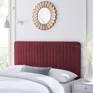 ModwayModway Milenna Channel Tufted Performance Velvet Full/Queen Headboard MOD-6339 MOD-6339-MAR- BetterPatio.com