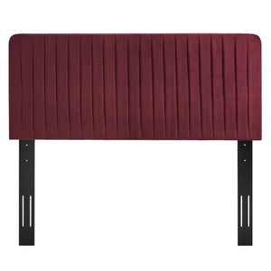 ModwayModway Milenna Channel Tufted Performance Velvet Full/Queen Headboard MOD-6339 MOD-6339-MAR- BetterPatio.com