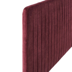 ModwayModway Milenna Channel Tufted Performance Velvet Full/Queen Headboard MOD-6339 MOD-6339-MAR- BetterPatio.com