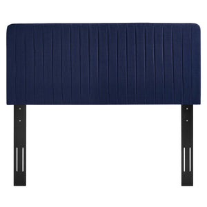 ModwayModway Milenna Channel Tufted Upholstered Fabric Full/Queen Headboard MOD-6340 MOD-6340-ROY- BetterPatio.com