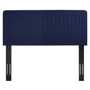 ModwayModway Milenna Channel Tufted Upholstered Fabric King/California King Headboard MOD-6342 MOD-6342-ROY- BetterPatio.com