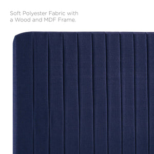 ModwayModway Milenna Channel Tufted Upholstered Fabric Twin Headboard MOD-6338 MOD-6338-ROY- BetterPatio.com