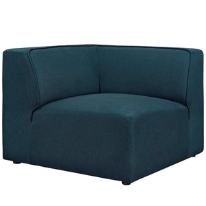 ModwayModway Mingle 5 Piece Upholstered Fabric Armless Sectional Sofa Set EEI-2839 EEI-2839-BLU- BetterPatio.com