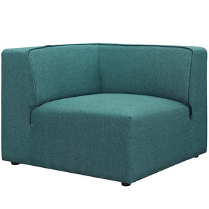 ModwayModway Mingle 5 Piece Upholstered Fabric Armless Sectional Sofa Set EEI-2839 EEI-2839-TEA- BetterPatio.com