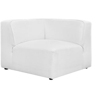 ModwayModway Mingle 5 Piece Upholstered Fabric Armless Sectional Sofa Set EEI-2839 EEI-2839-WHI- BetterPatio.com