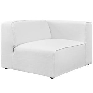 ModwayModway Mingle 5 Piece Upholstered Fabric Sectional Sofa Set EEI-2835 EEI-2835-WHI- BetterPatio.com