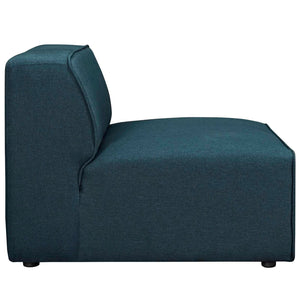 ModwayModway Mingle 7 Piece Upholstered Fabric Sectional Sofa Set EEI-2841 EEI-2841-BLU- BetterPatio.com